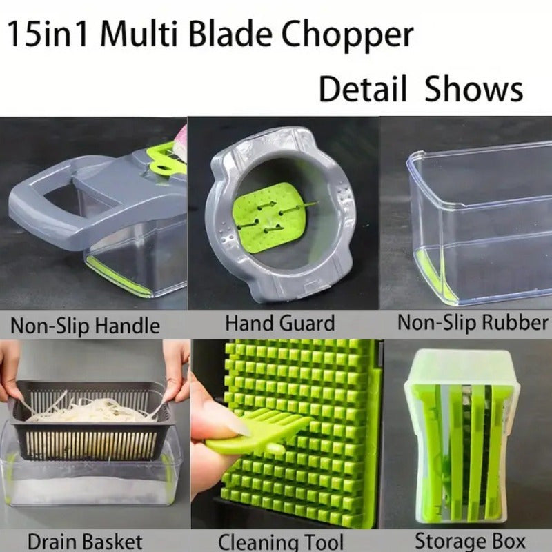 Vegetable Slicer for Kitchen Use, Cucumber Radish Potato Fruit Cutter