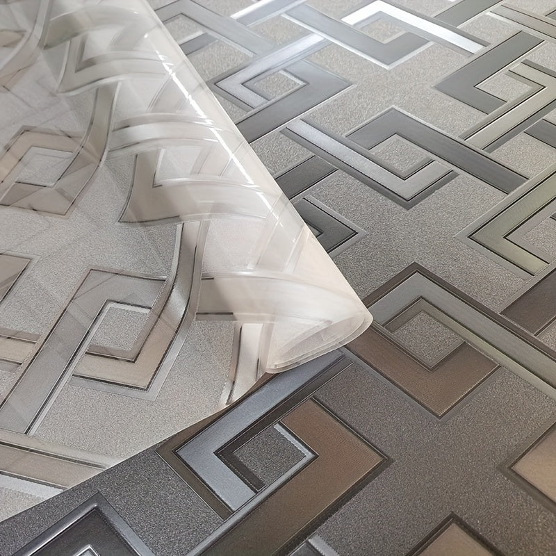 3D Glueless Window Film Vinyl Diamond Pattern for Home Office Bathroom Decor