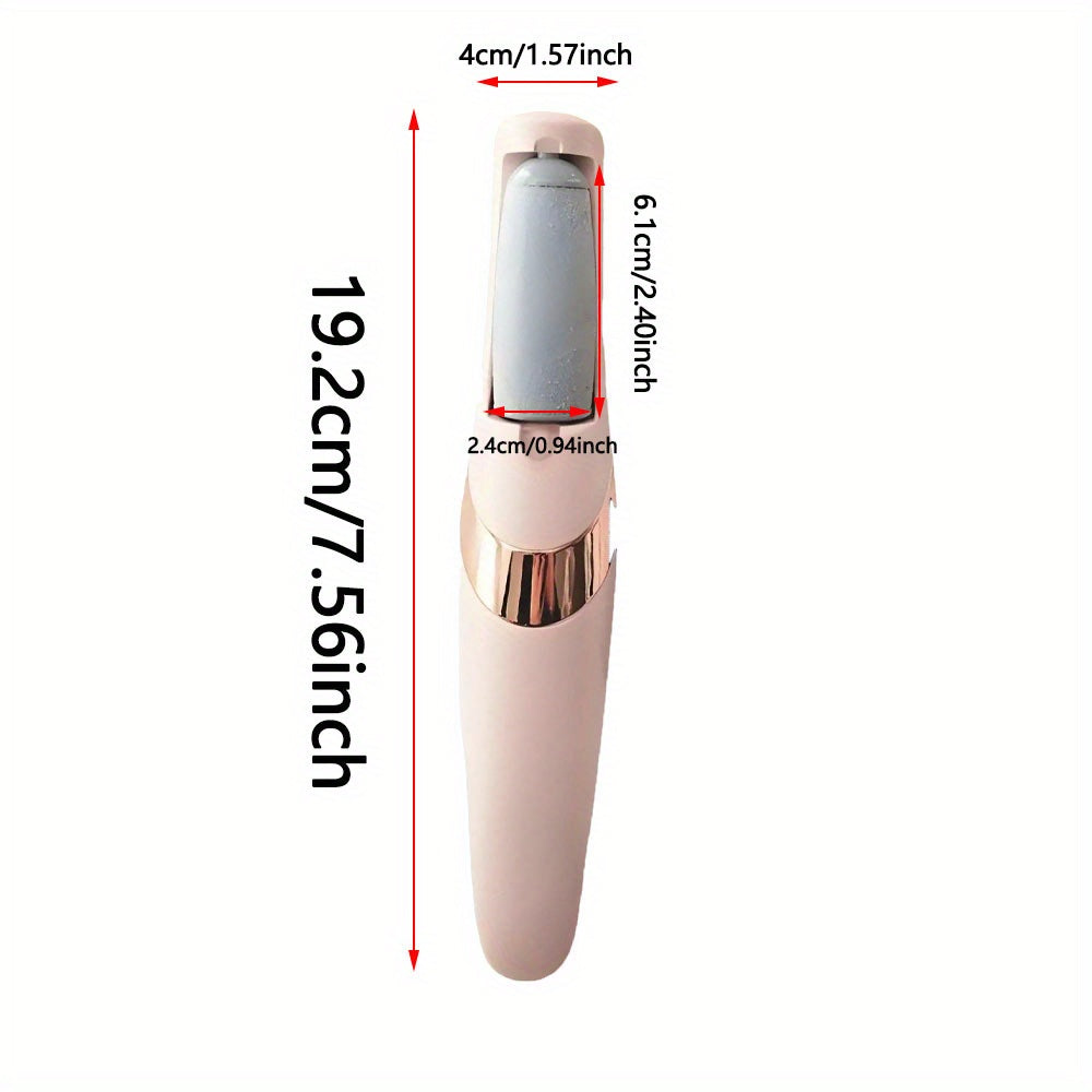 USB-заряженный ножной мельничка и удалитель мозолей с эргономичным дизайном, сменными насадками и перезаряжаемой батареей — мягкое отшелушивание для ног, отличный подарок к Дню матери или