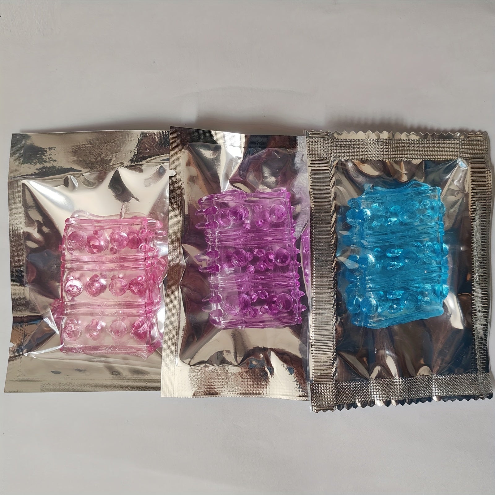 Men Penis Sleeve Light Beige TPE Qayta ishlatiladigan Ejakulatsiya Yopiq Halqasi To'plami