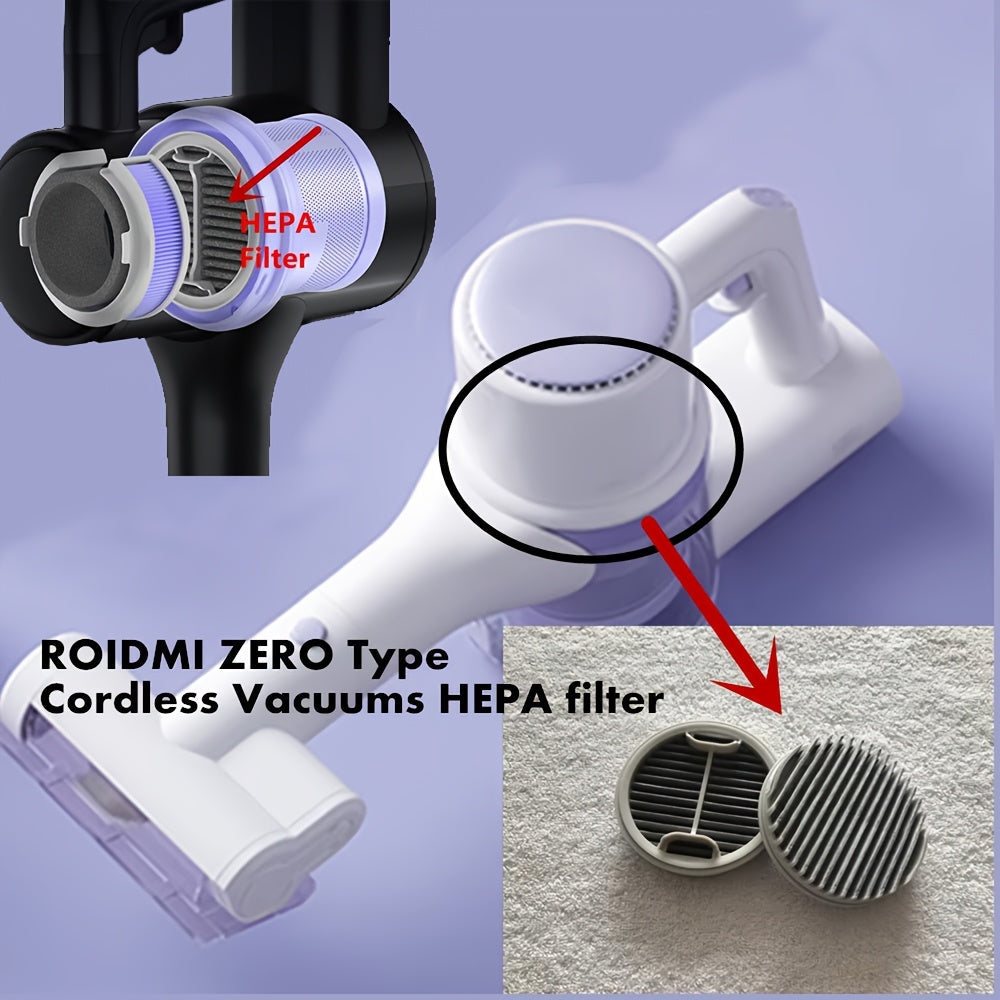 Replacement HEPA Filter for Cordless Vacuum Cleaner, High-Efficiency Pleated Paper, 1 Piece