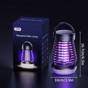 Outdoor LED Mosquito Trap Lantern USB Rechargeable Electric Insect Catcher