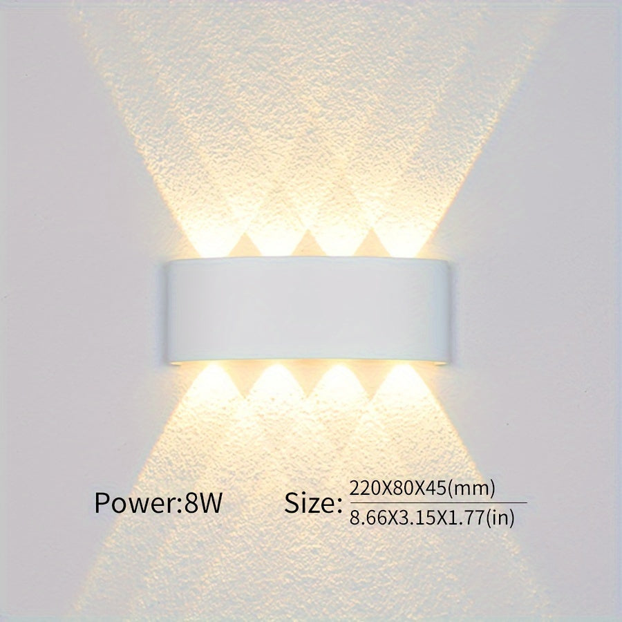 Wall Light with Adjustable Wattage 2W-10W for Indoor and Outdoor Use 85-265V