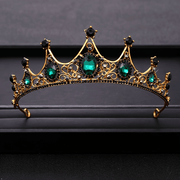 Wedding Queen Rhinestone Crown Headband Tiara for Brides and Weddings