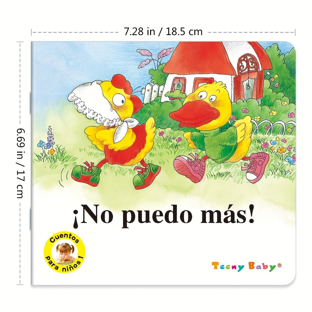 Set of 10 Spanish Children's Picture Books with Short Stories for Ages 3+