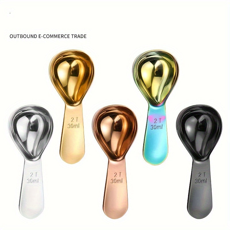Stainless Steel Coffee Powder Spoon for Measuring Coffee Beans and Baking