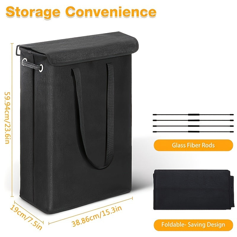 Large Capacity Foldable Laundry Basket with Handles for Bathroom Bedroom Dorm