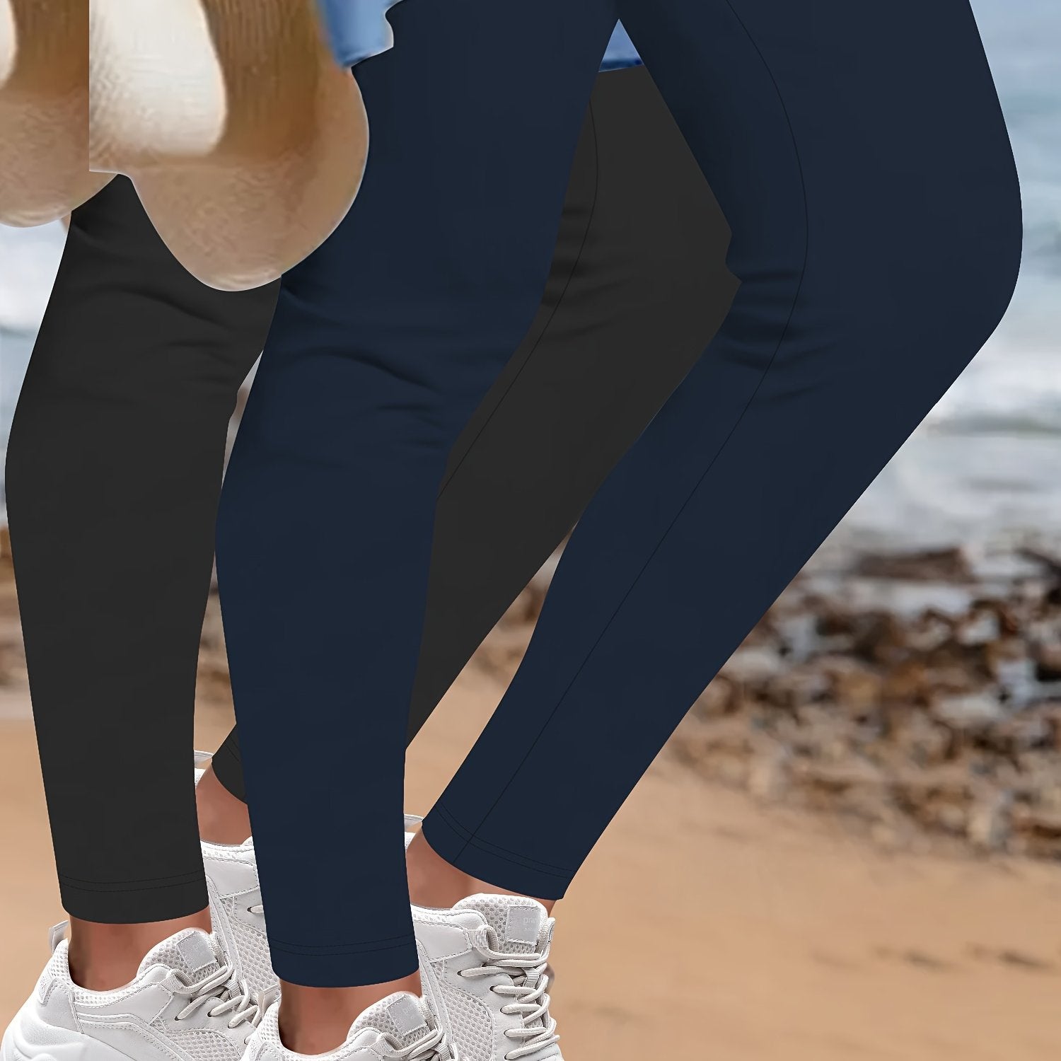 Plus Size Leopard Print Skinny Leggings High Waist Cropped Pants