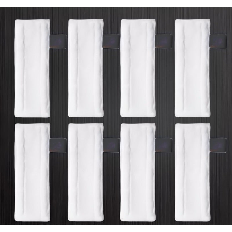 8 ta mikrotoʻlqinli mop yostiqlari toʻplami, bugʻdoy tozalash uchun bugʻdoy tozalash bilan vakuum qoʻshilishi bilan