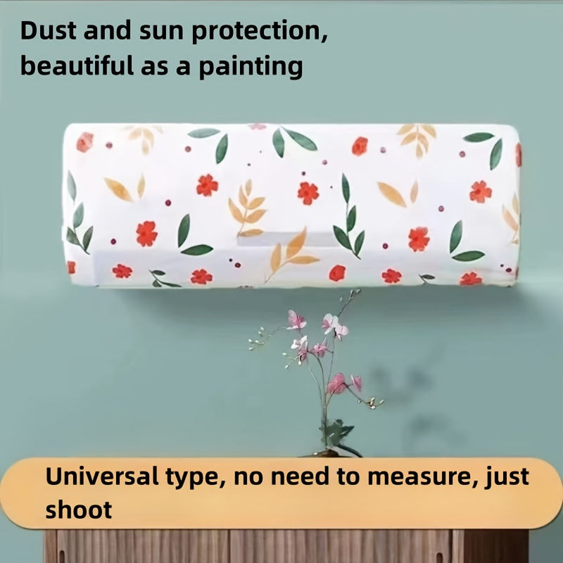 Европейский стиль PEVA накладка на настенный кондиционер, защитный чехол от пыли, для внутреннего использования