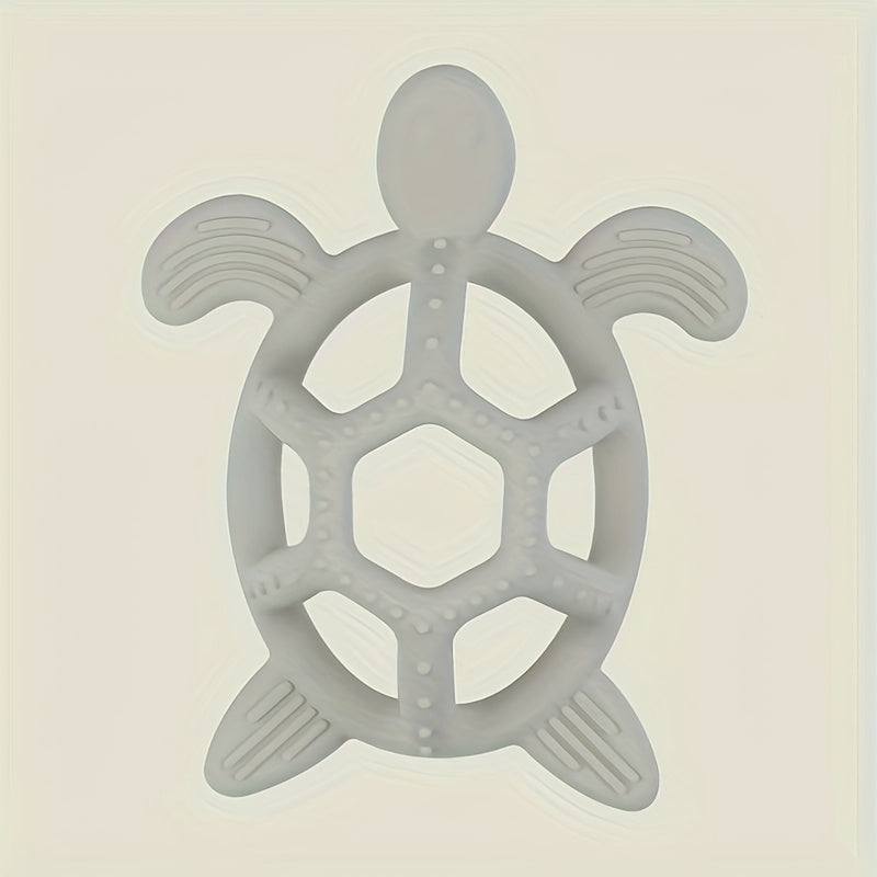 Cute Turtle Silicone Teething Toy for Babies BPA-Free Soothing Gums