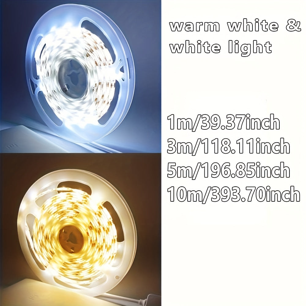 LED Strip Lights with Motion Sensor Dimmable USB Powered for Home and Office