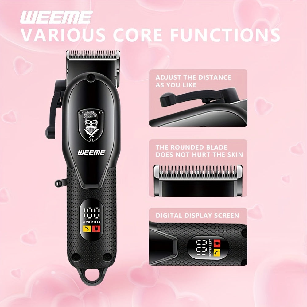 Limited Edition Gift Set Electric Hair Clipper T-shaped Trimmer Razor USB Charging