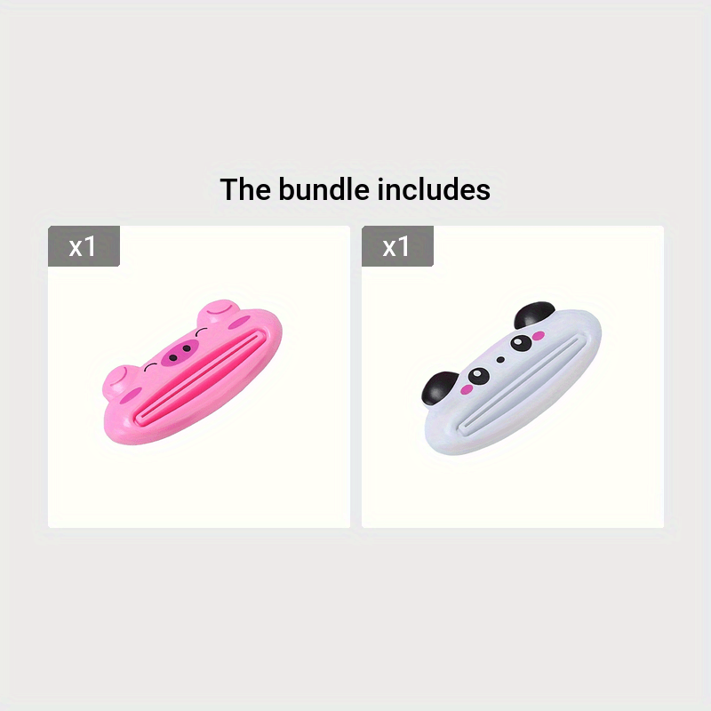 Kids Colorful Frog Toothpaste Dispenser Handheld Battery-Free Travel