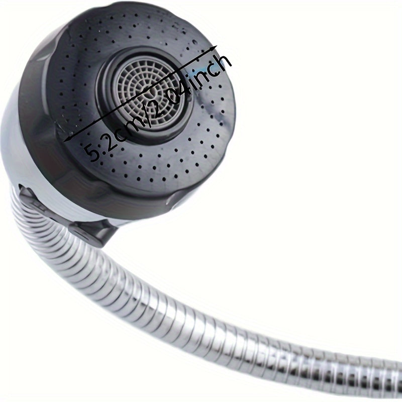 Stainless Steel Faucet Accessory with Rotatable Spout for Sink Water Outlet Hose