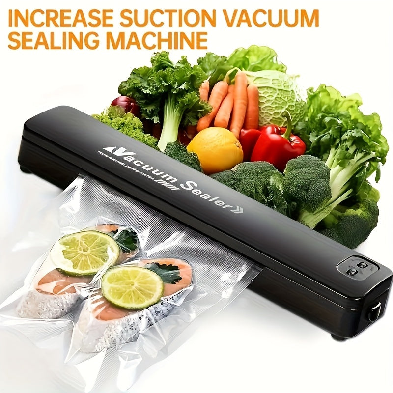 Compact Vacuum Sealer Machine with 10 Seal Bags for Food Storage