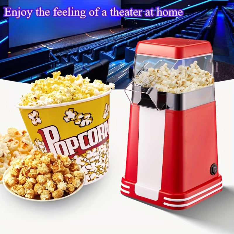 BEX Mini Popcorn Maker qizil rangda, zanglamaydigan po'latdan yasalgan konstruktsiyaga ega. Avtomatik va oson ishlatiladi, moy yoki shakar talab qilinmaydi. Uy, yig'ilishlar va partiyalar uchun mukammal. Katta sig'imli, tez va