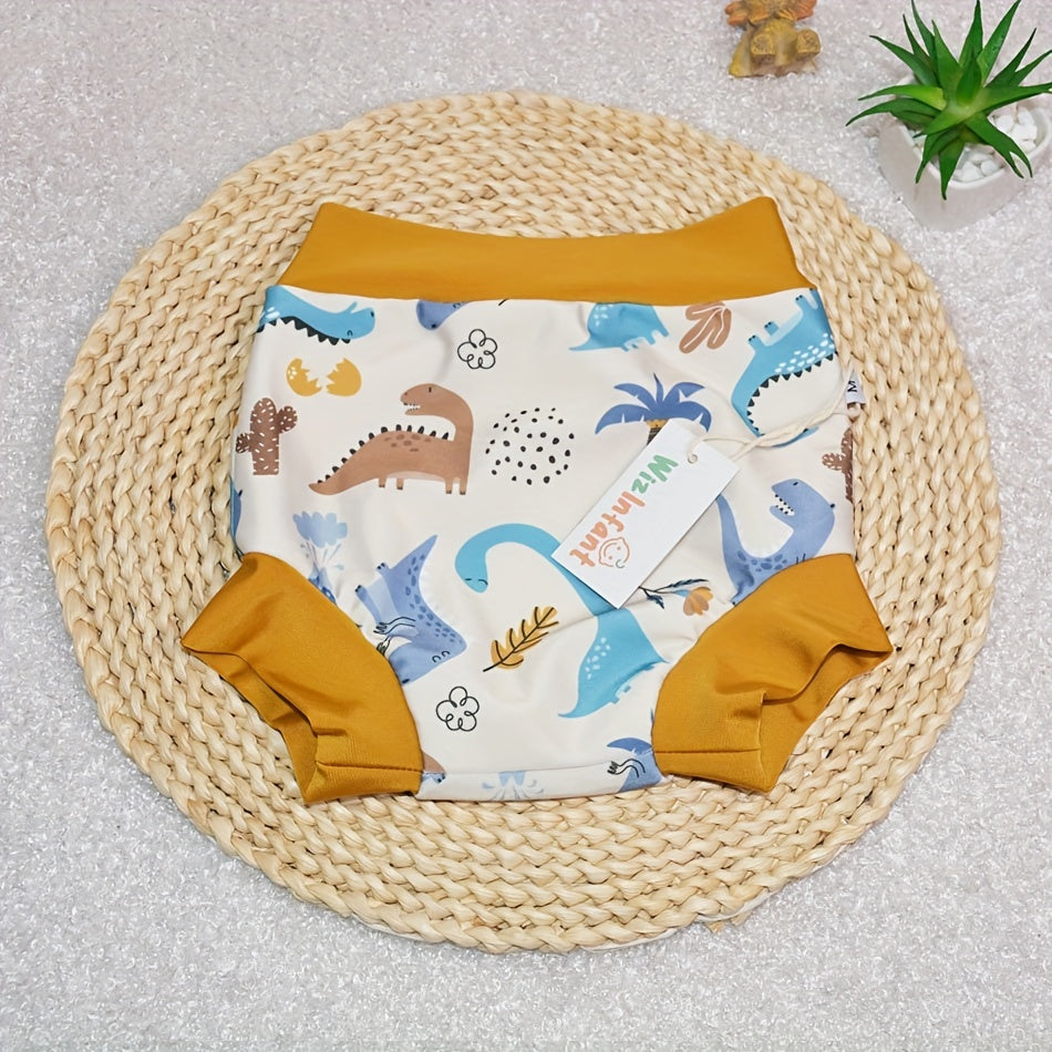 Infant Reusable Leakproof Swim Diaper S/M/L High Waist Sunproof Washable