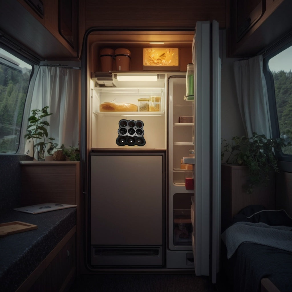 2-in-1 Ice Tray Duo Diamond and Rose Ice Molds Large Cubes for Whiskey and Drinks