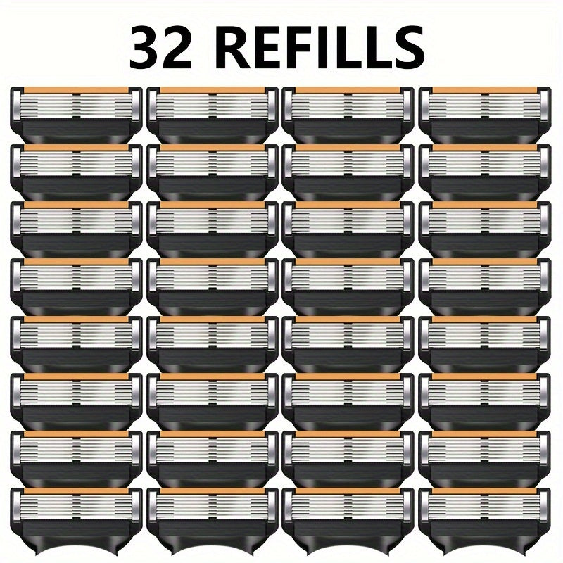 erkaklar uchun zanglamas po'latdan yasalgan tıraş mashinasi o'rnash uchun pichoq to'plami 32 xavfsizlik pichog'i