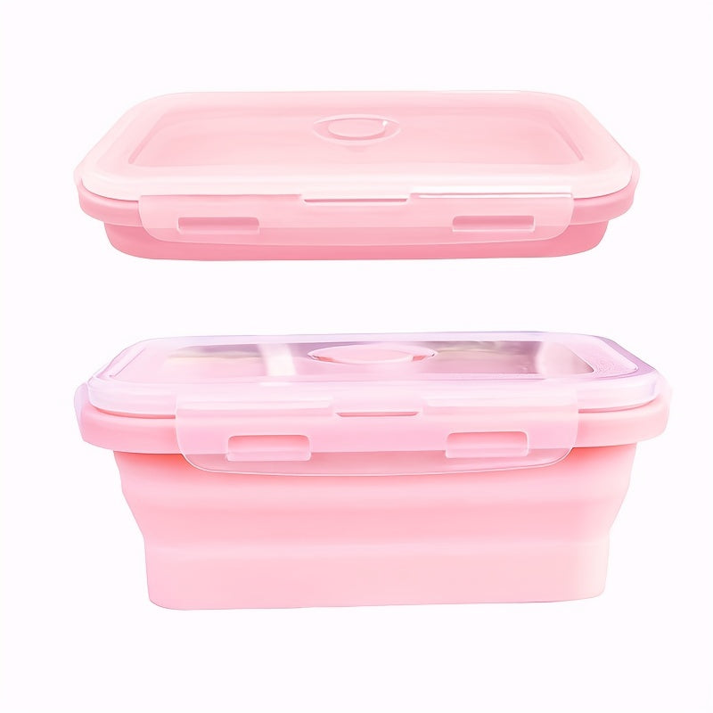 Foldable Silicone Food Storage Containers Set 3 Pack BPA Free Microwave Dishwasher Freezer