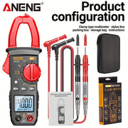 ANENG ST181 Ma'lumotlarni ko'rsatish raqamli qamchi o'lchagichi AC tok uchun, DC/AC voltaj uchun multimetre, ammetre, voltaj tester, Amp, Hz, sig'im, NCV, Ohm