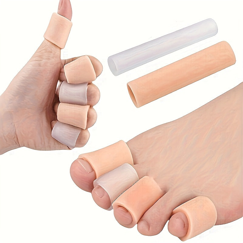 Unisex Silicone Toe Finger Cover Thickened Anti-Friction Protective Pad