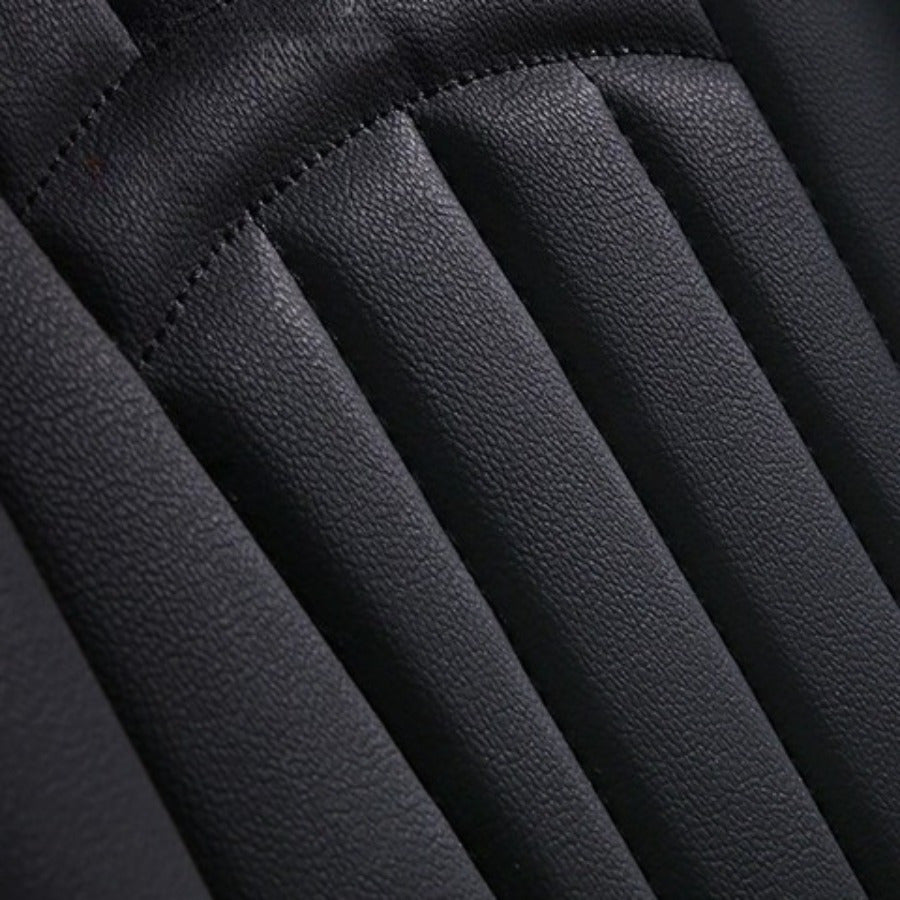 Car Seat Covers And Floor Mats Full Set Blue Gray Wear-Resistant Non-Slip