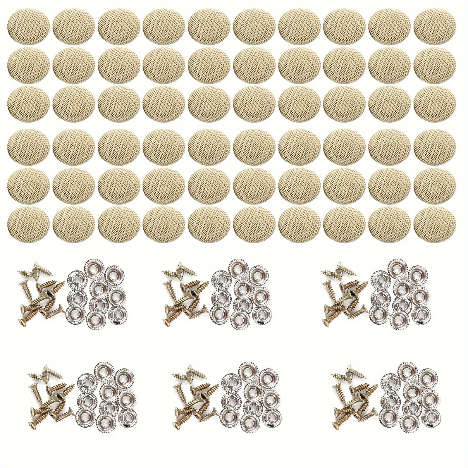 60 Pcs Car Roof Repair Screws Nylon Snap Pins Retainer Kit