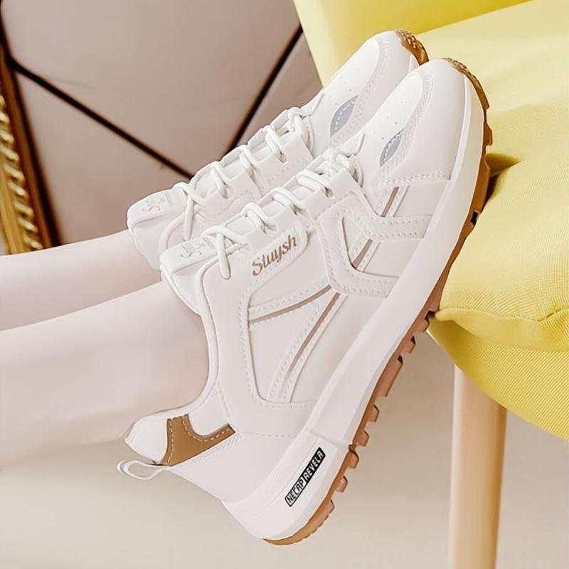 2024 Модные Женские Дышащие Кроссовки - Легкие, Универсальные Фэшн Беговые Обувь с Водонепроницаемым Дизайном