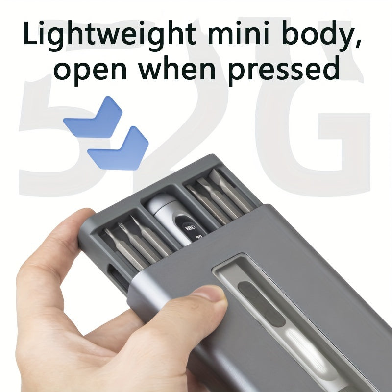 Electric Screwdriver Set with 50 Interchangeable Bits Rechargeable High Torque Quiet Durable