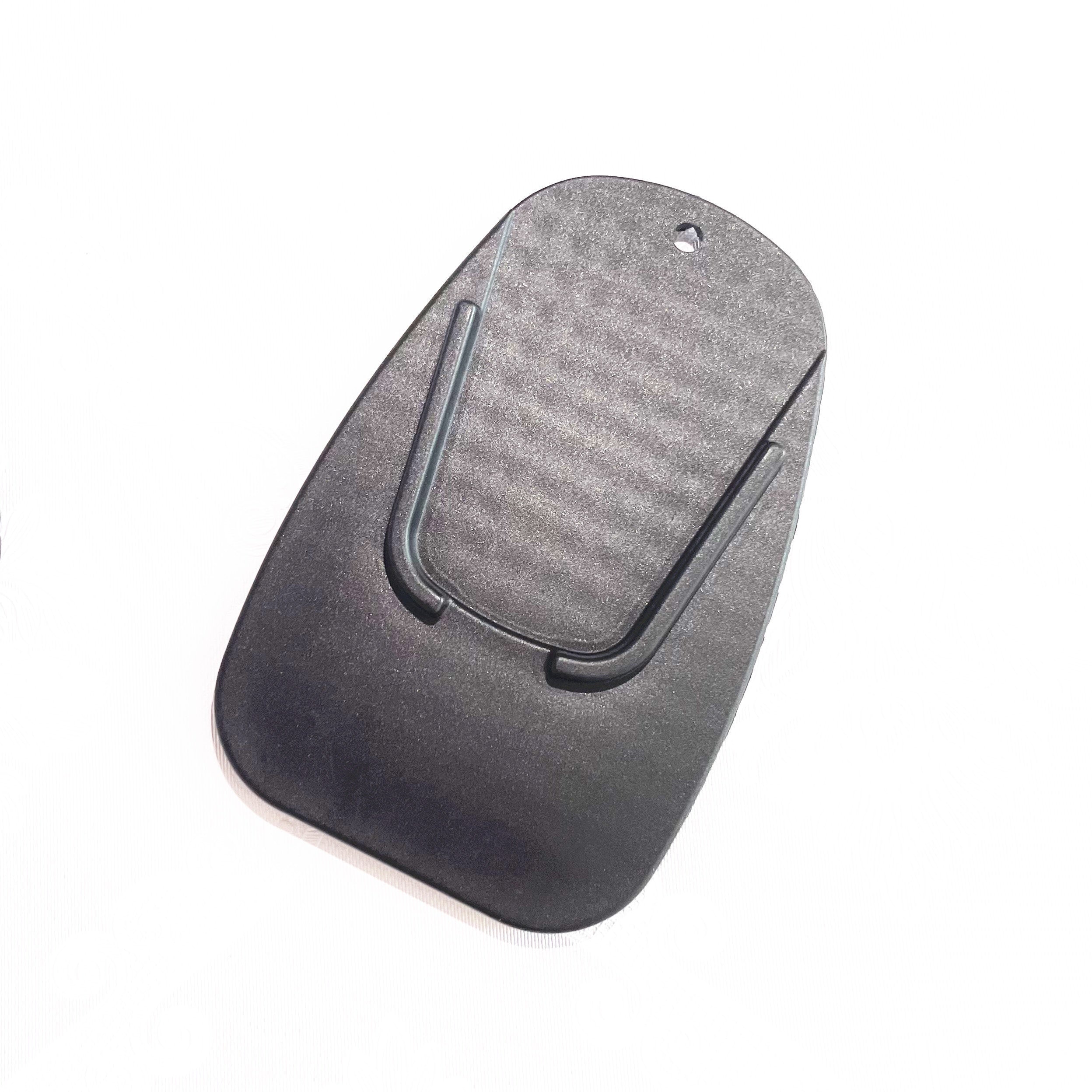 Motorcycle Universal Side Support Bracket Foot Rest Plate Pad Aluminum