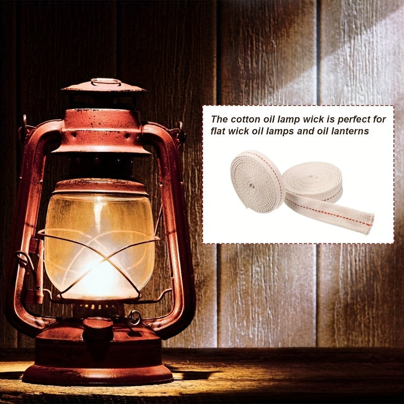 Oil Lamp Wick 100.58cm Flat Horse Wick for Kerosene Lamps and Lanterns