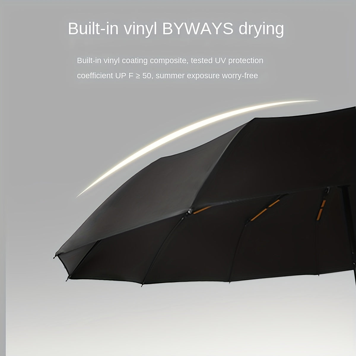 Large Double-Ribbed Automatic Sunshade Umbrella Oversized Wind-Resistant for Two People