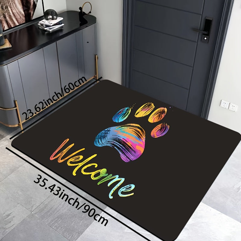 8mm qalinlikdagi katta tirnoq izlari bilan to'liq xona gilami. Bu ko'p qirrali gilam hammom, oshxona, mehmonxona, yotoqxona, ichki eshik, kirish joyi yoki uyning boshqa har qanday xonasida ishlatilishi mumkin. U mashinada yuviladi va bezak qo'shadi.