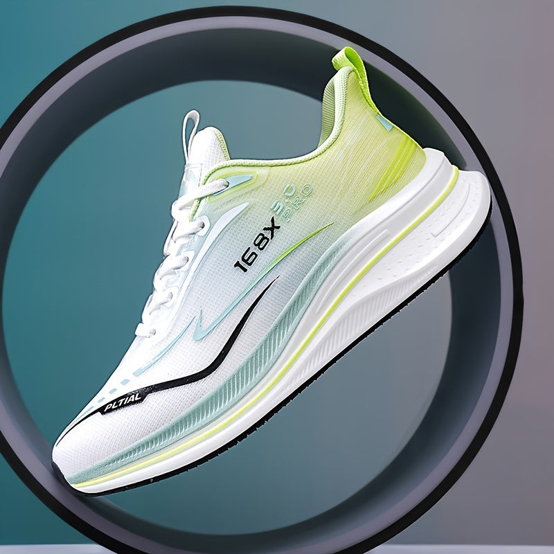 Мужские тканевые дышащие беговые кроссовки, нескользящие, на шнуровке, для улицы