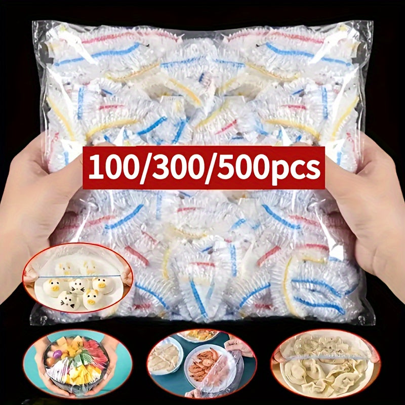 Bir martalik oziq-ovqat qoplami 500/300/100 dona Plastik Oziq-ovqat Sifatli Elastik Oziq-ovqat Saqlash Qoplami