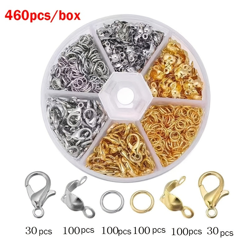 Набор для изготовления украшений с комплектом для изготовления серег и инструментами для ремонта для самостоятельного создания украшений