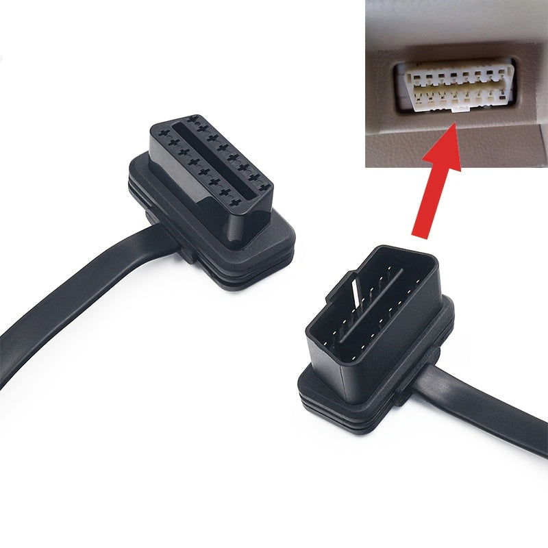 OBD2 Extension Cable Flexible Flat Diagnostic Expansion Cord Car Tool