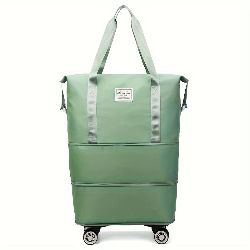 Большая водонепроницаемая нейлоновая дорожная сумка с колесами для ежедневных поездок и переездов