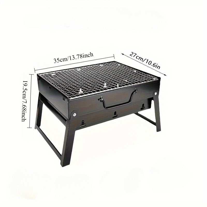 Har qanday joyda mazali grilllangan ovqatdan bahramand bo'ling, bu mustahkam va qulay portativ BBQ grill bilan.