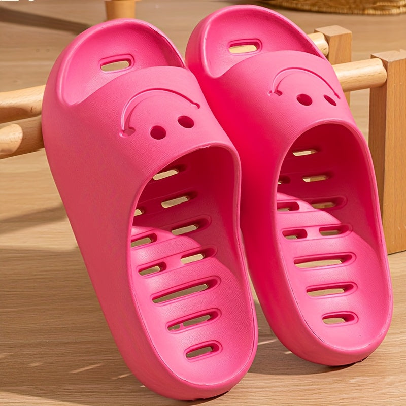 Women Soft EVA T-Strap Slides for Beach and Indoor Use in Pastel Colors