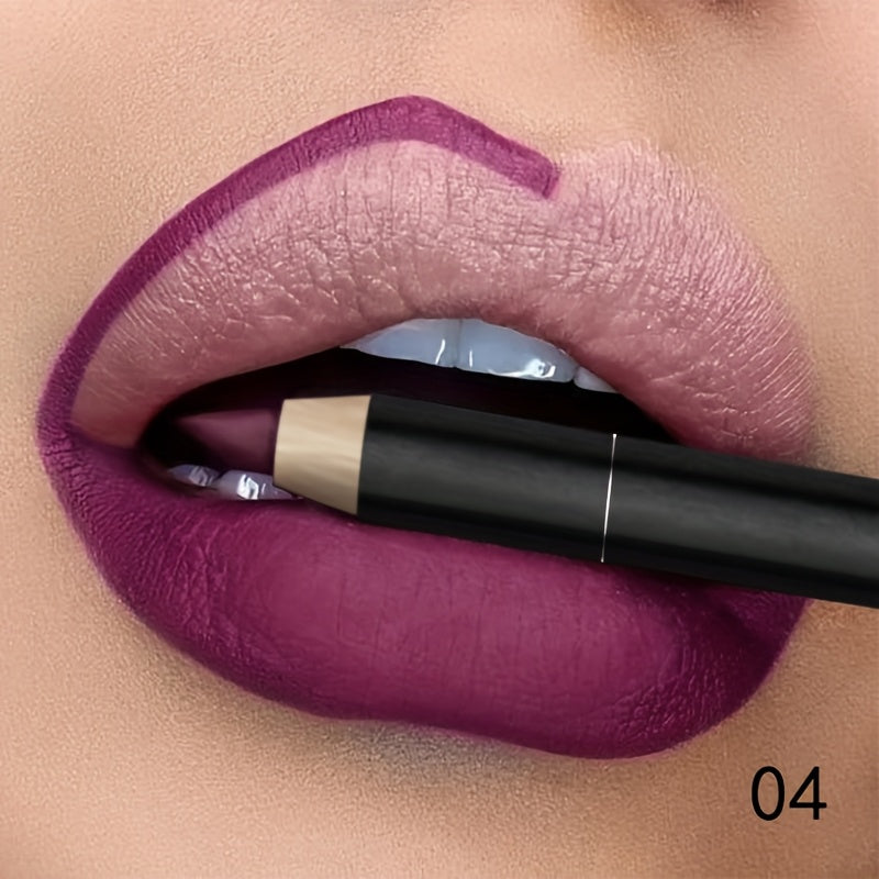 Lápiz de perfilador de labios mate para mujer, de larga duración, tono baya, 1 pieza

Source:
Women Matte Lip Liner Pencil, Long Lasting, Berry Tone, 1 Piece