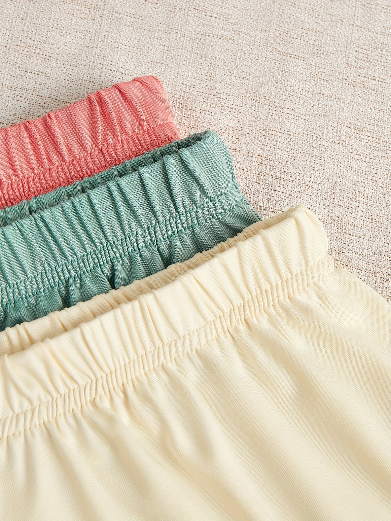 Plus Size Women's Pajama Set Solid Crop Tank Top Elastic Shorts Loungewear