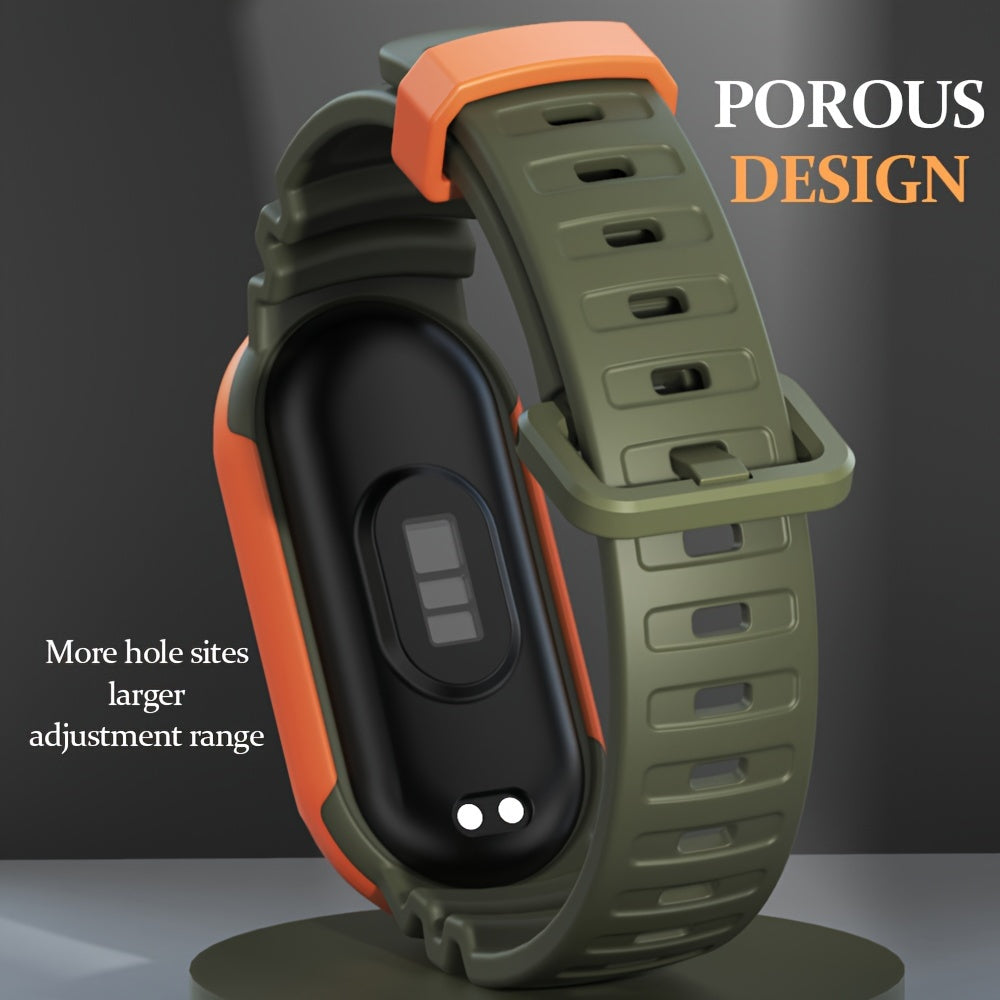 Waterproof TPU Sport Band for Mi Band 5 6 7 Adjustable Durable Replacement Strap