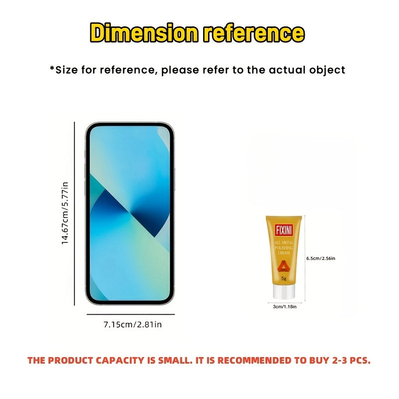 All Metal Polishing Cream 5G Multi-Purpose Rust Remover for Kitchen and RV