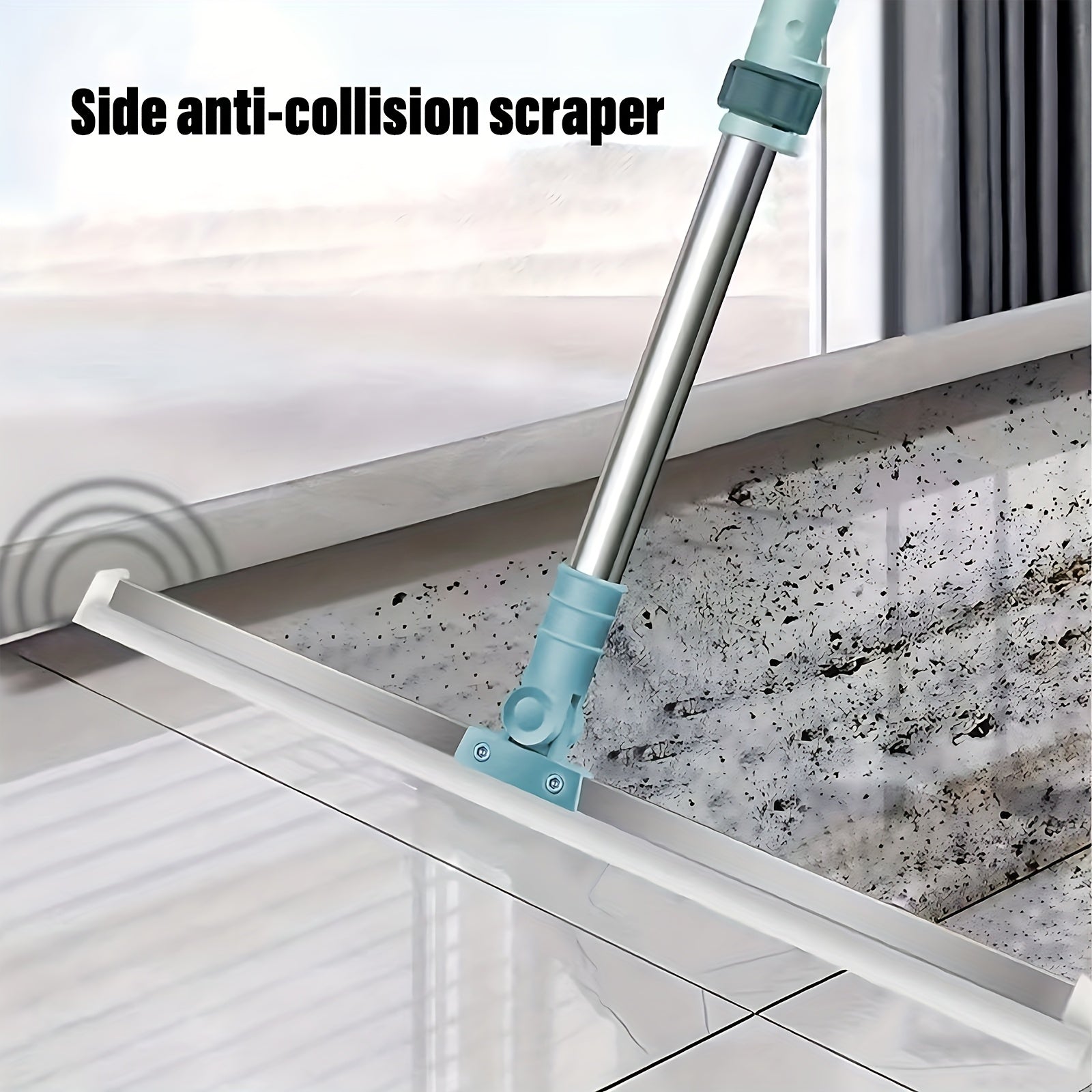 Silicone tozalash asbobi ko‘p maqsadli supurgi mop, polni tozalash, deraza tozalash