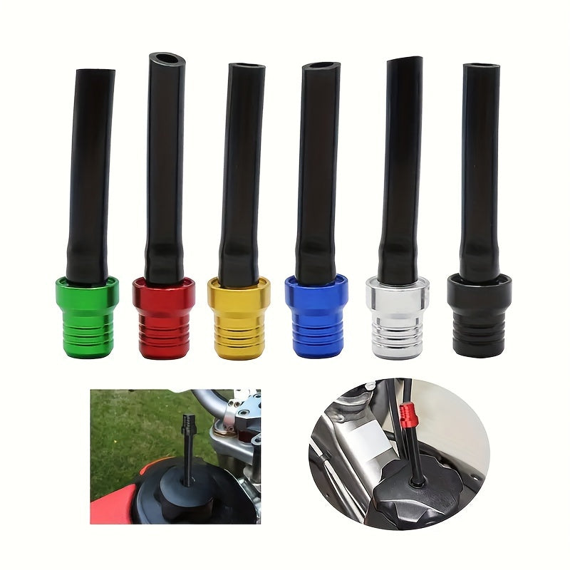 Motorcycle Fuel Cap Aluminum Alloy with Single-Way Vent for Off-Road Bikes