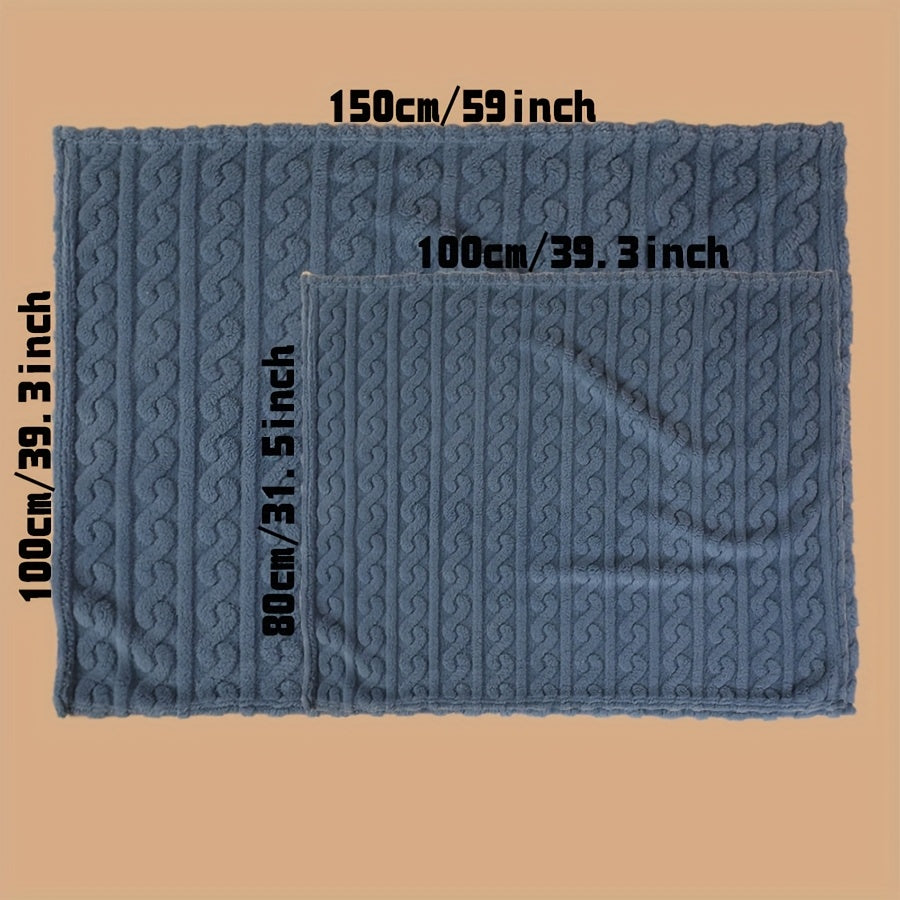 Baby Swaddle Blanket Soft Breathable Woven Striped Plush for Newborns Pink Blue White