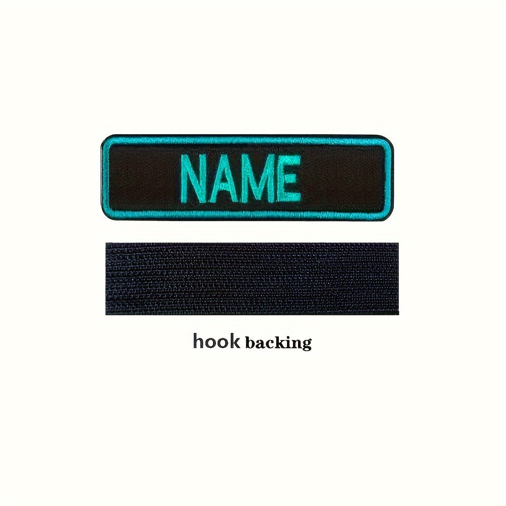 Personalized Embroidered Name Patch for Clothing and Accessories